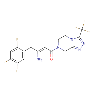 3-Amino-1-(3-(trifluoromethyl)-5,6-dihydro-[1,2,4]triazolo[4,3-a]pyrazin-7(8H)-yl)-4-(2,4,5-trifluorophenyl)but-2-en-1-one