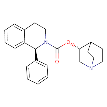 1-Azabicyclo[2.2.2]oct-3-yl (1R)-1-phenyl-3,4-dihydro-1H-isoquinoline-2-carboxylate