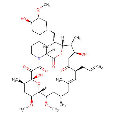 [3S-[3R*[E(1S*,3S*,4S*)],4S*,5R*,8R*,9E,12R*,14R*,15S*,16R*,18S*,19S*,26aR*]]- 5,6,8,11,12,13,14,15,16,17,18,19,24,25,26,26a-Hexadecahydro-5,19-dihydroxy-3-[2-(4-hydroxy-3-methoxycyclohexyl)-1-methylethenyl]-14,16-dimethoxy-4,10,12,18-tetramethyl-8-(2-propenyl)-15,19-epoxy-3H-pyrido[2,1-c][1,4]oxaazacyclotricosine-1,7,20,21(4H,23H)-tetrone