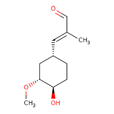 (E)-3-[[(1R,3R,4R)-4-Hydroxy-3-methoxycyclohexyl]-2-methylacrylaldehyde
