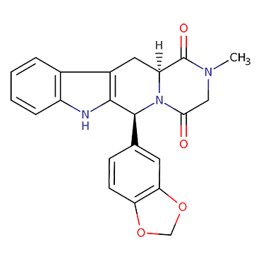 (6S,12aS)-6-(1,3-Benzodioxol-5-yl)-2-methyl-2,3,6,7,12,12a-hexahydro pyrazino [1′,2′:1,6]pyrido[3,4-b]indole-1,4-dione