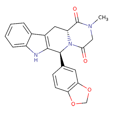 (6S,12aR)-6-(1,3-Benzodioxol-5-yl)-2-methyl-2,3,6,7,12,12a-hexahydro pyrazino [1′,2′:1,6]pyrido[3,4-b]indole-1,4-dione