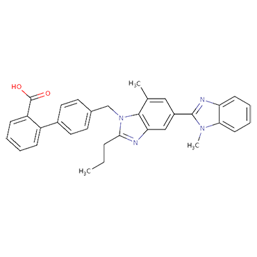 4'-[(1,7'-Dimethyl-2'-propyl-1H,1'H-2,5'-bibenzo[d]imidazol-1'-yl)methyl]biphenyl-2-carboxylic acid