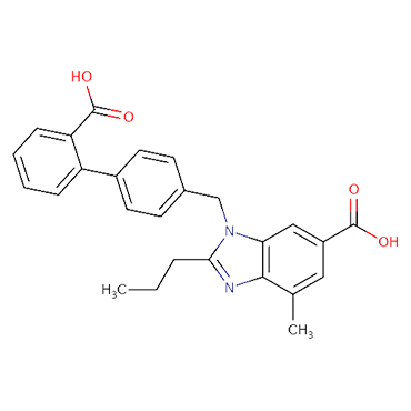 1-((2'-Carboxy-[1,1'-biphenyl]-4-yl)methyl)-4-methyl-2-propyl-1H-benzo[d]imidazole-6-carboxylic acid