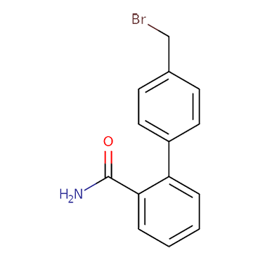 4'-Bromomethyl biphenyl-2-carboxamide