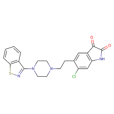5-(2-(4-(Benzo[d]isothiazol-3-yl)piperazin-1-yl)ethyl)-6-chloroindoline-2,3-dione